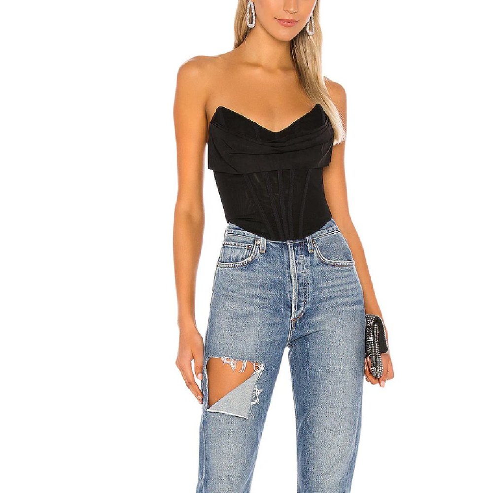 NBD Hailee Bustier Top - Size: XS